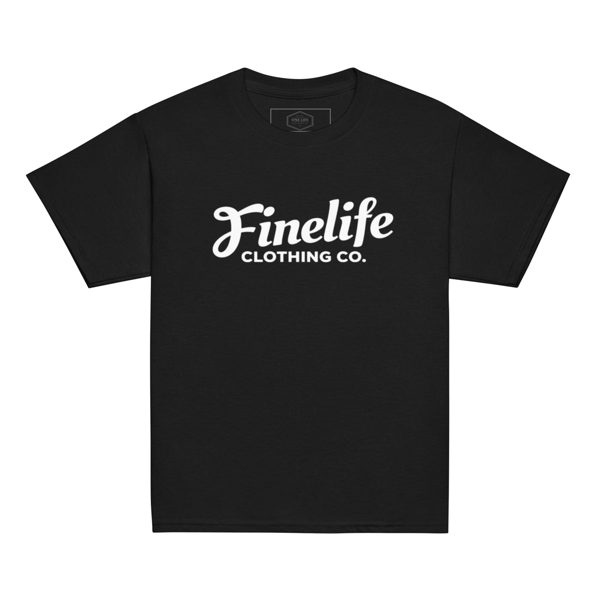 Finelife youth t-shirt front view
Kids graphic lifestyle tee
Youth outdoor apparel t-shirt
Casual Finelife kids shirt