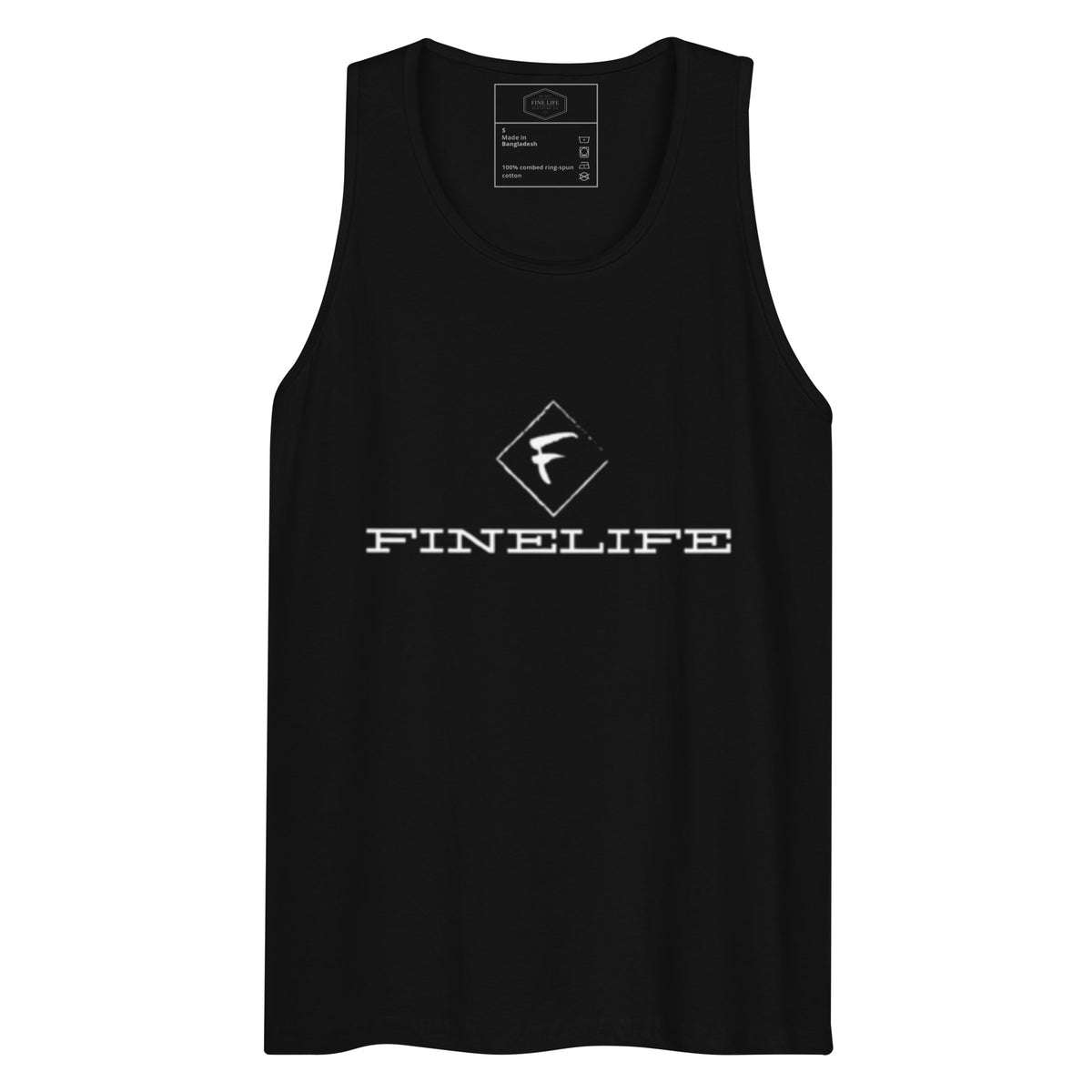 Retro men’s tank top front view
Finelife men’s vintage graphic tank
Men’s rugged lifestyle tank top
Casual retro summer tank