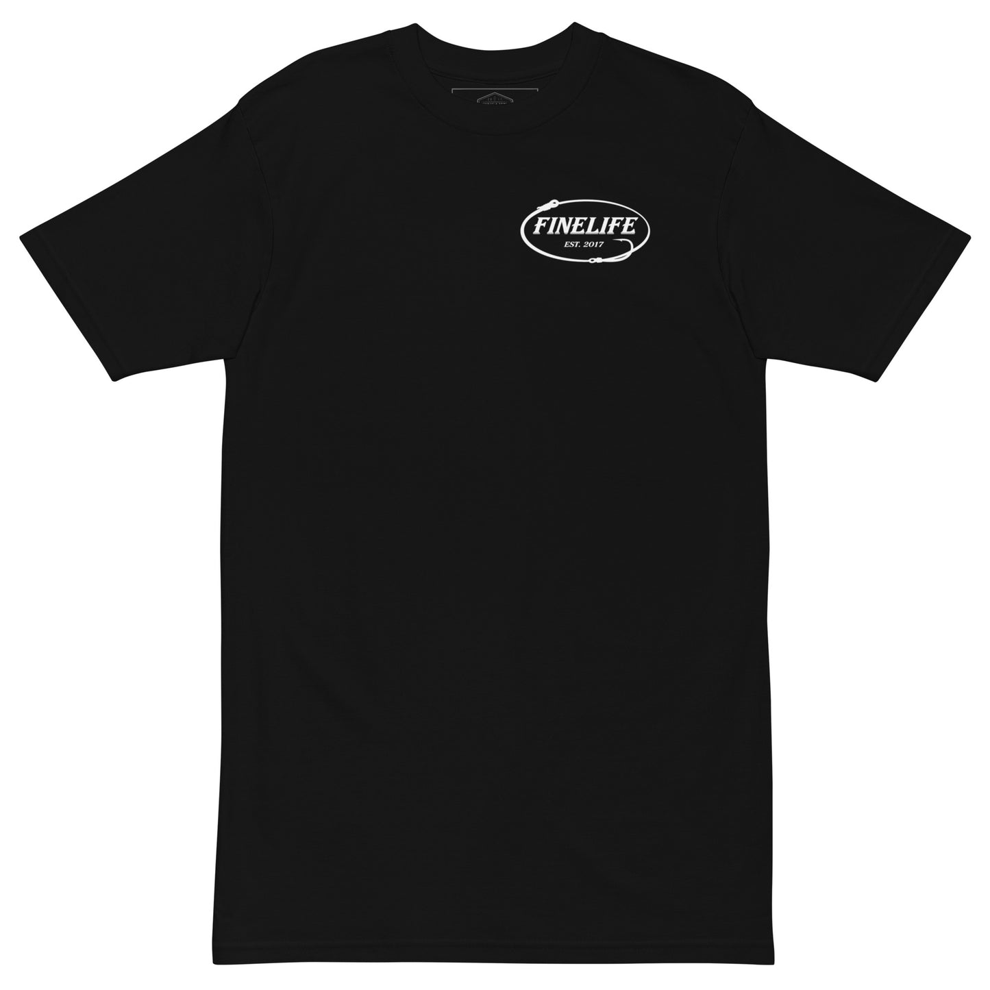 Fish Hook men’s t-shirt front view
Finelife men’s fishing graphic tee
Men’s lake life outdoor t-shirt
Casual fishing lifestyle shirt