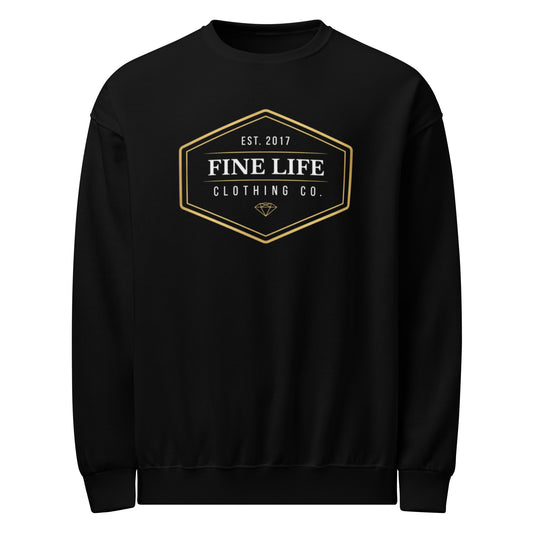 Gold Diamond crew neck sweatshirt front view
Finelife graphic pullover sweatshirt
Rugged lifestyle sweatshirt
Casual gold diamond crew neck