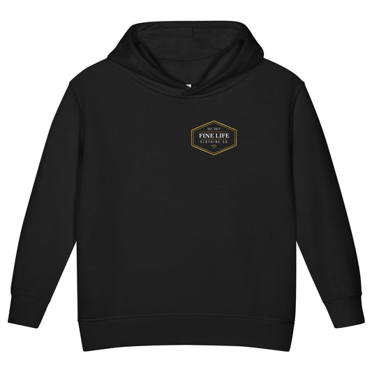 Gold Diamond toddler hoodie front view
Finelife toddler graphic hoodie
Kids rugged outdoor lifestyle hoodie
Cozy toddler everyday sweatshirt