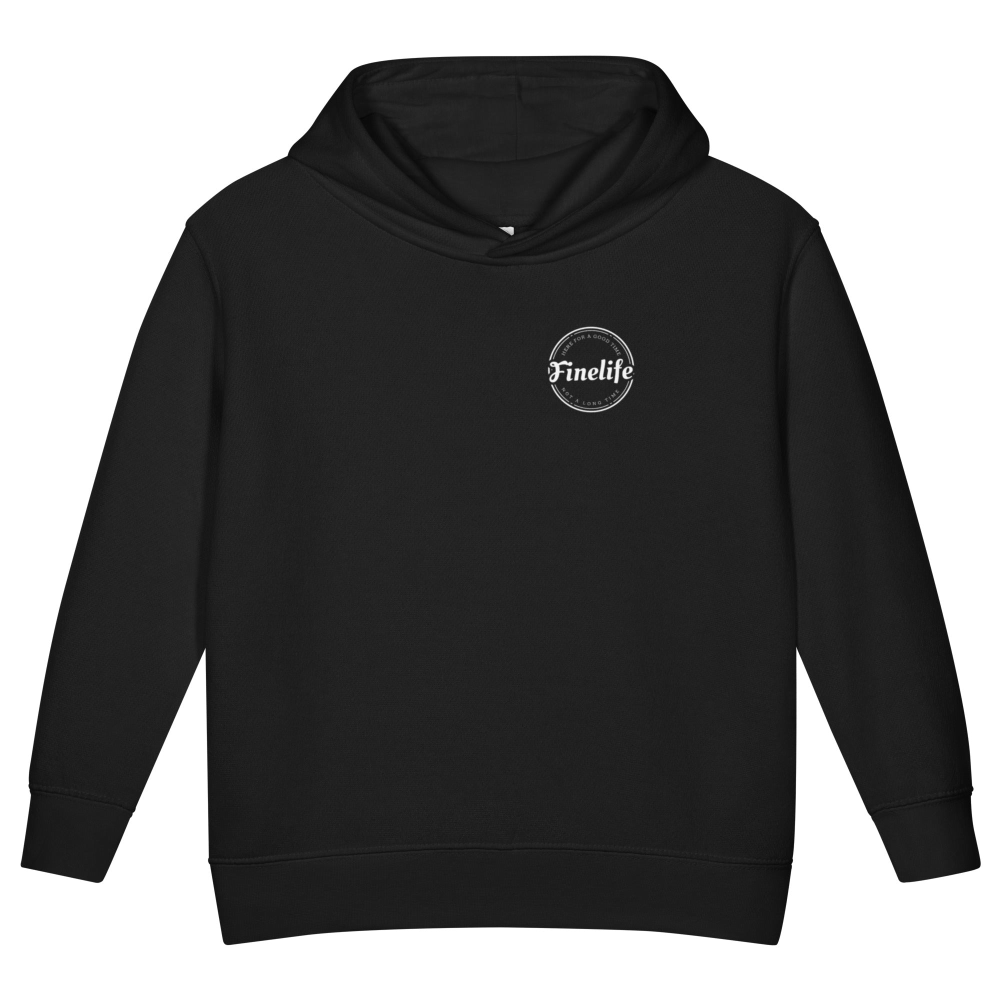 Good Time toddler hoodie front view
Finelife toddler graphic hoodie
Kids rugged outdoor lifestyle hoodie
Cozy toddler everyday sweatshirt