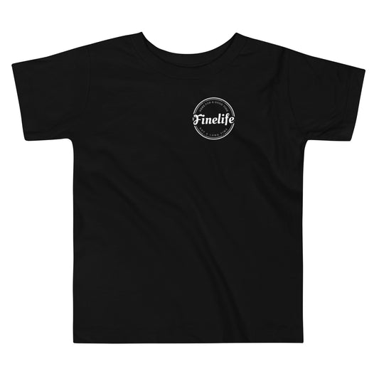 Good Time toddler t-shirt front view
Finelife toddler graphic lifestyle tee
Kids rugged outdoor shirt
Toddler everyday adventure t-shir