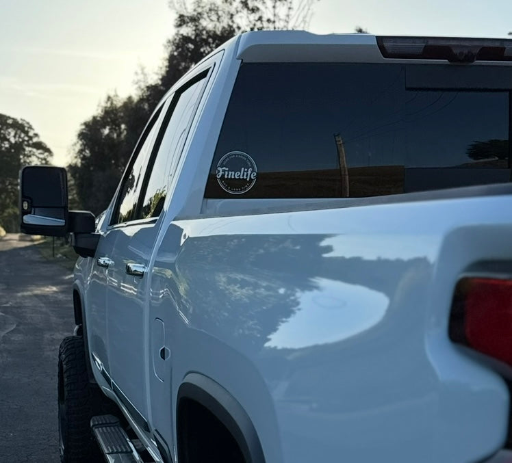 5" ROUND GOOD TIME TRANSFER STICKER