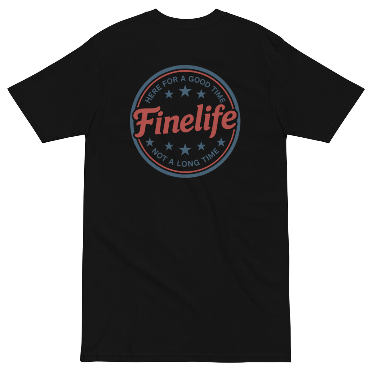 Independence Day men’s t-shirt BACK view
Finelife patriotic graphic tee
Men’s American lifestyle t-shirt
Rugged patriotic everyday shirt