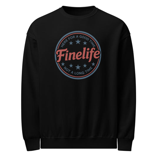 ndependence Day crew neck sweatshirt front view
Finelife patriotic graphic pullover
American lifestyle sweatshirt
Casual patriotic crew neck