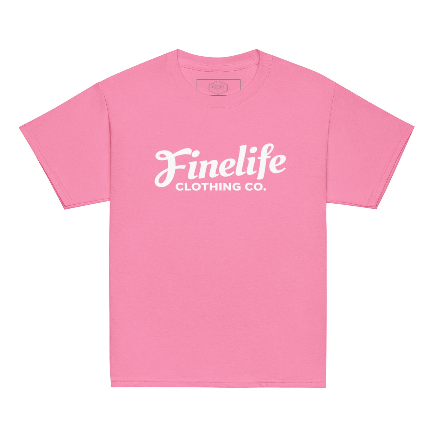 Finelife youth t-shirt front view
Kids graphic lifestyle tee
Youth outdoor apparel t-shirt
Casual Finelife kids shirt