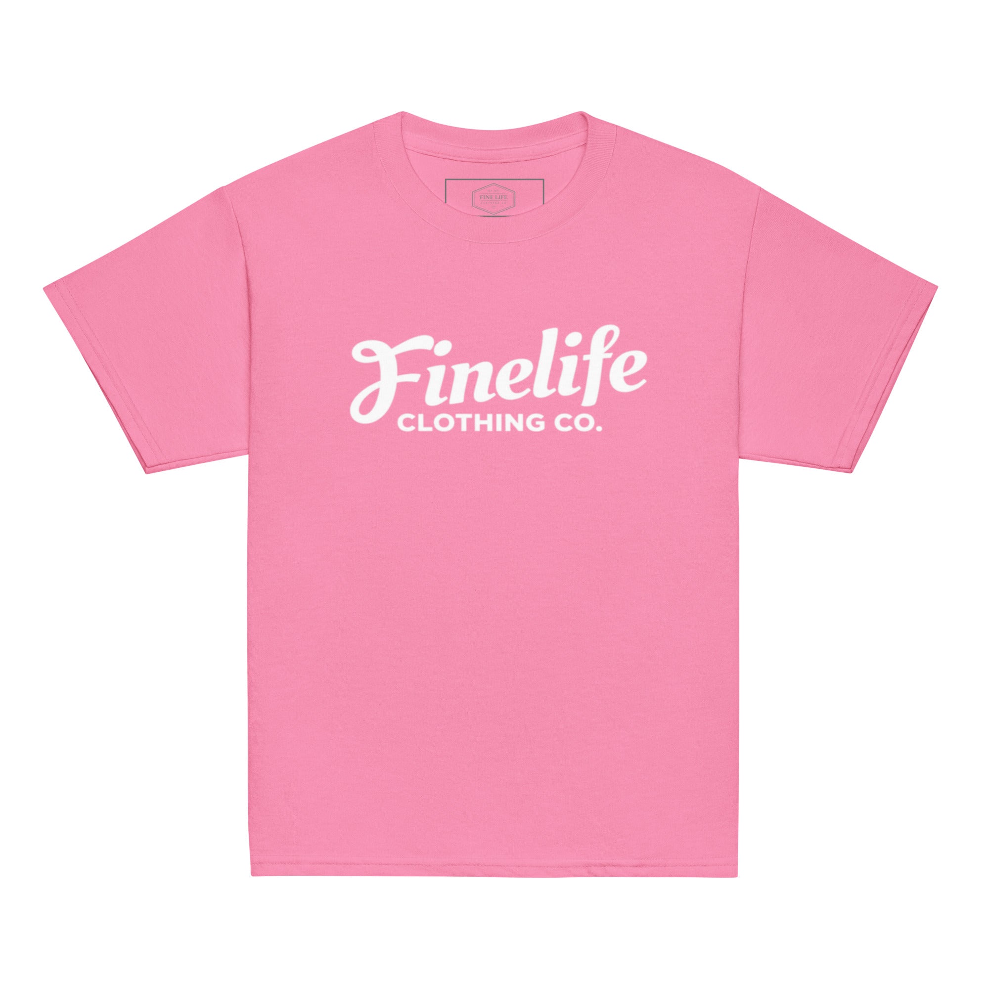 Finelife youth t-shirt front view
Kids graphic lifestyle tee
Youth outdoor apparel t-shirt
Casual Finelife kids shirt