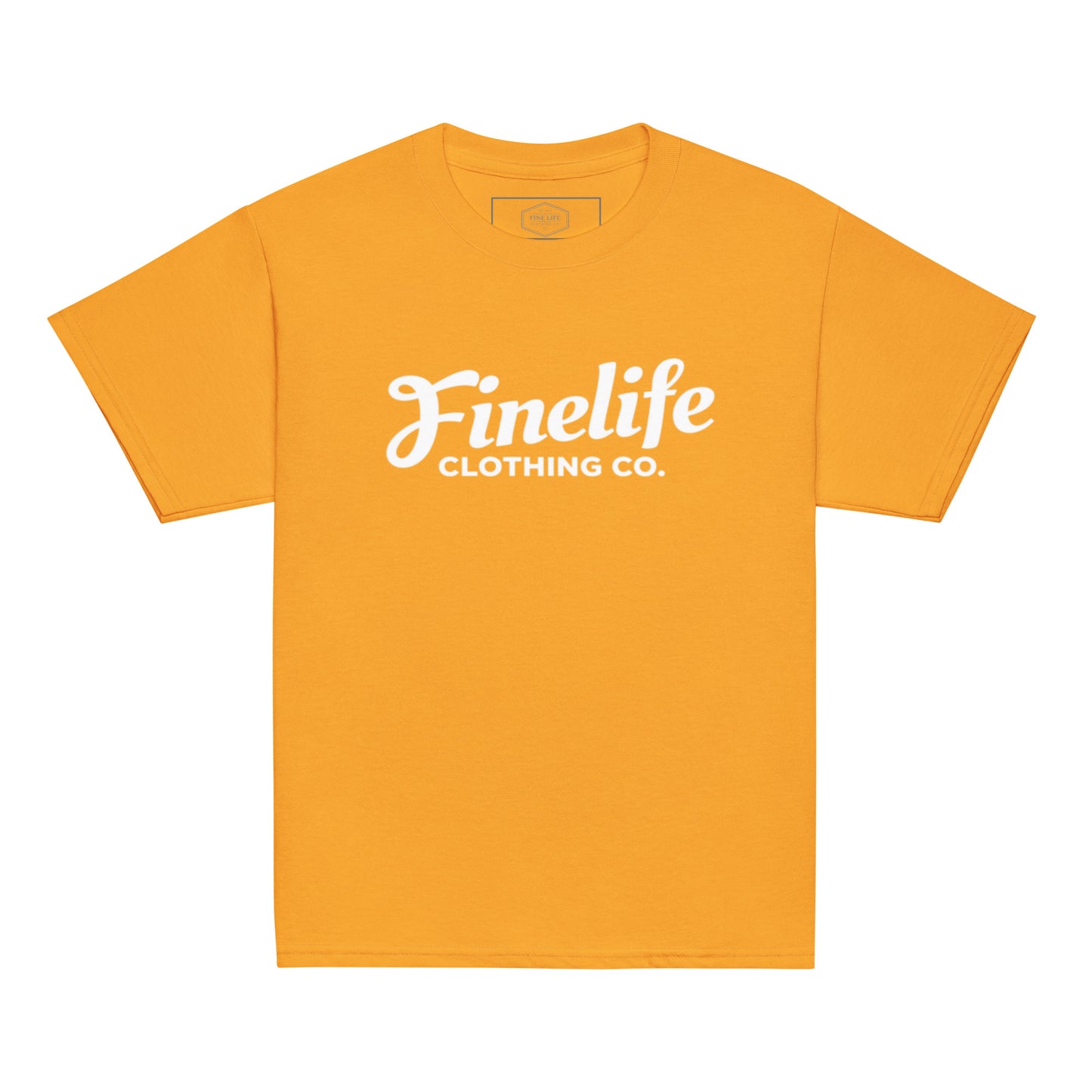 Finelife youth t-shirt front view
Kids graphic lifestyle tee
Youth outdoor apparel t-shirt
Casual Finelife kids shirt