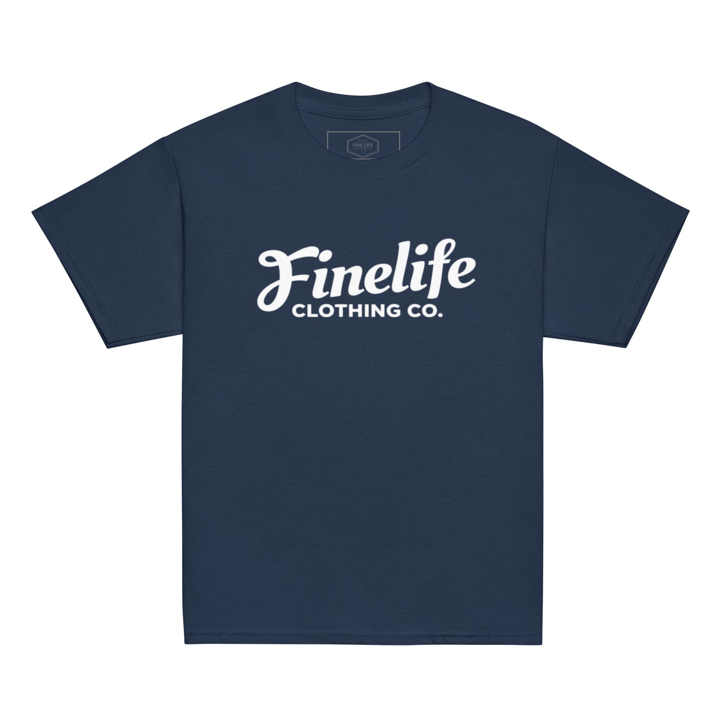 Finelife youth t-shirt front view
Kids graphic lifestyle tee
Youth outdoor apparel t-shirt
Casual Finelife kids shirt